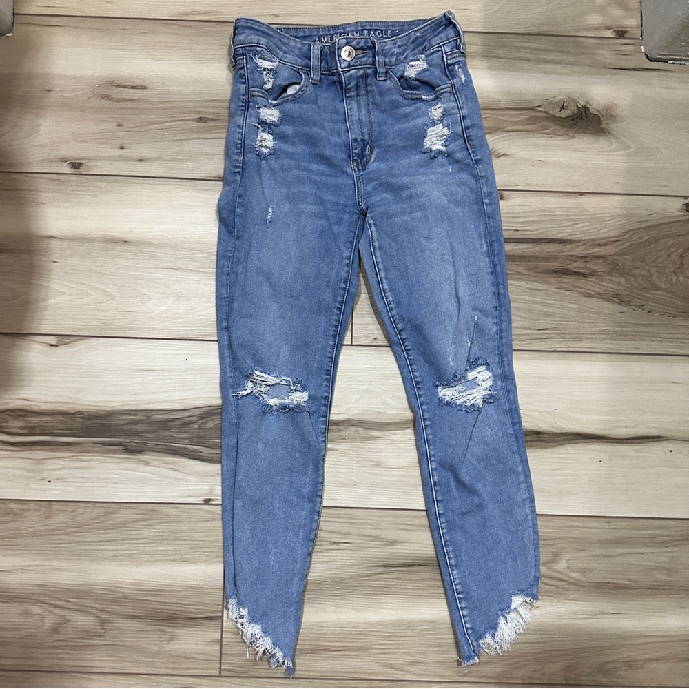 AE next level stretch cropped jeggings
